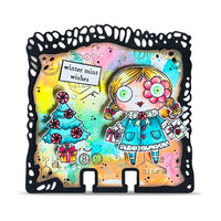#1395 Winter Mint - A7 Stamp Set