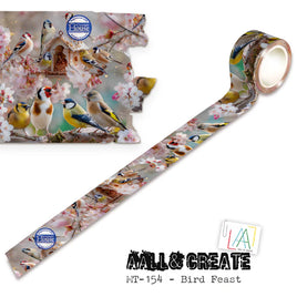 #154 Bird Feast - Layer It Up Washi Tape