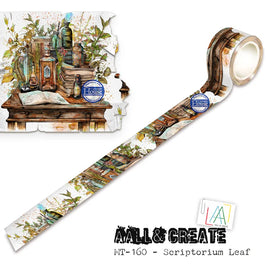 #160 Scriptorium Leaf - Layer It Up Washi Tape