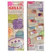 Gelli Arts® Minis – Set of 3 Gel Printing Plates (Octagon, Quatrefoil, Diamond)