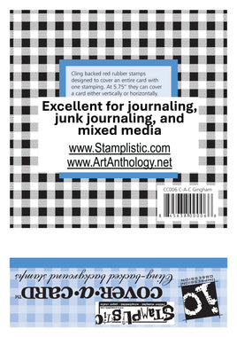 Gingham | Cover-A-Card - Impression Obsession by Stamplistic