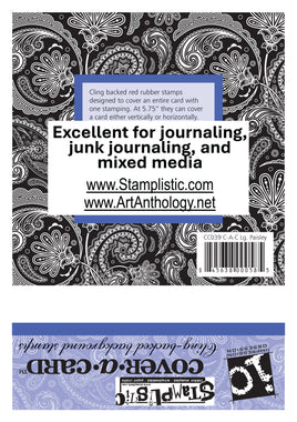 Large Paisley | Cover-A-Card - Impression Obsession by Stamplistic