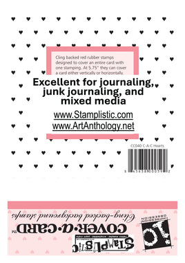 Hearts | Cover-A-Card - Impression Obsession by Stamplistic