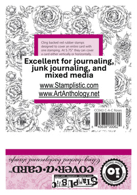 Roses | Cover-A-Card - Impression Obsession by Stamplistic
