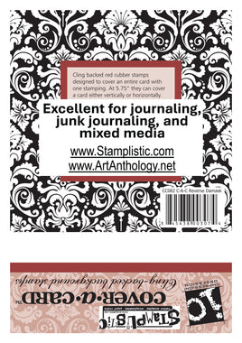 Reverse Damask | Cover-A-Card - Impression Obsession by Stamplistic