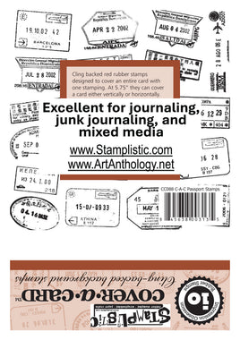 Passport Stamps | Cover-A-Card - Impression Obsession by Stamplistic