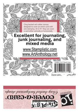 Floral Lines | Cover-A-Card - Impression Obsession by Stamplistic