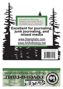 Pine Trees | Cover-A-Card - Impression Obsession by Stamplistic