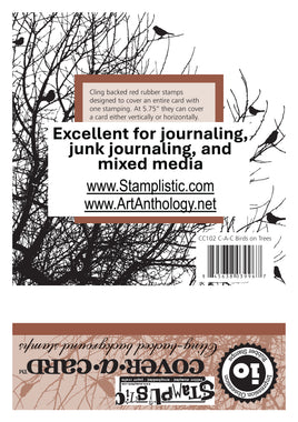 Birds on Trees | Cover-A-Card - Impression Obsession by Stamplistic