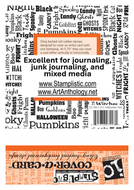 Halloween Text | Cover-A-Card - Impression Obsession by Stamplistic