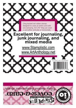 Quatrefoil | Cover-A-Card - Impression Obsession by Stamplistic