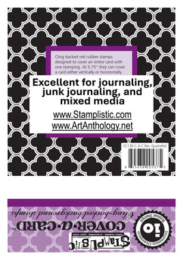 Reverse Quatrefoil | Cover-A-Card - Impression Obsession by Stamplistic
