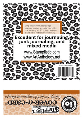 Leopard | Cover-A-Card - Impression Obsession by Stamplistic