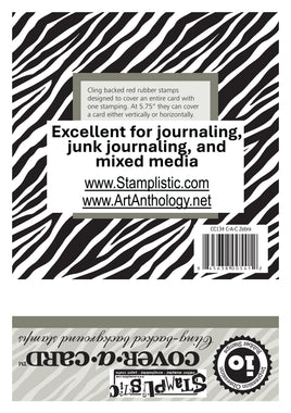 Zebra | Cover-A-Card - Impression Obsession by Stamplistic