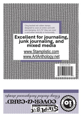 Knit | Cover-A-Card - Impression Obsession by Stamplistic