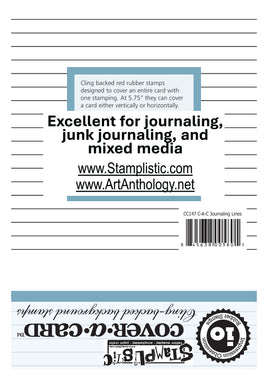 Journaling Lines | Cover-A-Card - Impression Obsession by Stamplistic