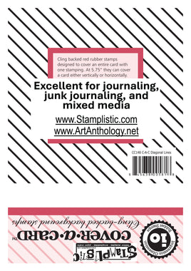 Diagonal Lines | Cover-A-Card - Impression Obsession by Stamplistic