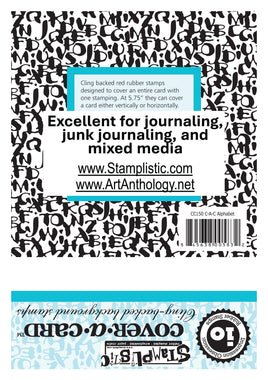 Alphabet | Cover-A-Card - Impression Obsession by Stamplistic