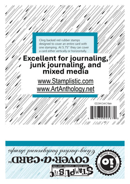 Rain | Cover-A-Card - Impression Obsession by Stamplistic