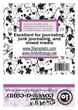 Grapes | Cover-A-Card - Impression Obsession by Stamplistic