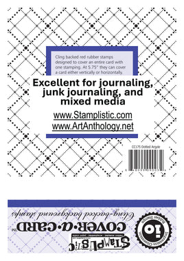 Dotted Argyle | Cover-A-Card - Impression Obsession by Stamplistic