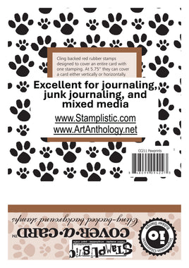 Pawprints | Cover-A-Card - Impression Obsession by Stamplistic