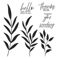 2-piece Set - Layered Leaf Prints- BetterPress Society August 2024