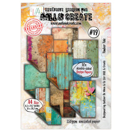 PA-19 - A4 Design Paper - Timber Tide