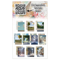 PA-35 - A6 Design Paper - Snowfall & Stains
