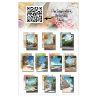 PA-37 - A5 Design Paper - Sunset Splashes