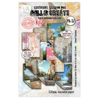 PA-37 - A5 Design Paper - Sunset Splashes