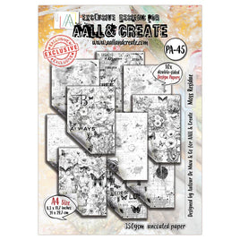 PA-45 - A4 Design Paper - Moss Residue