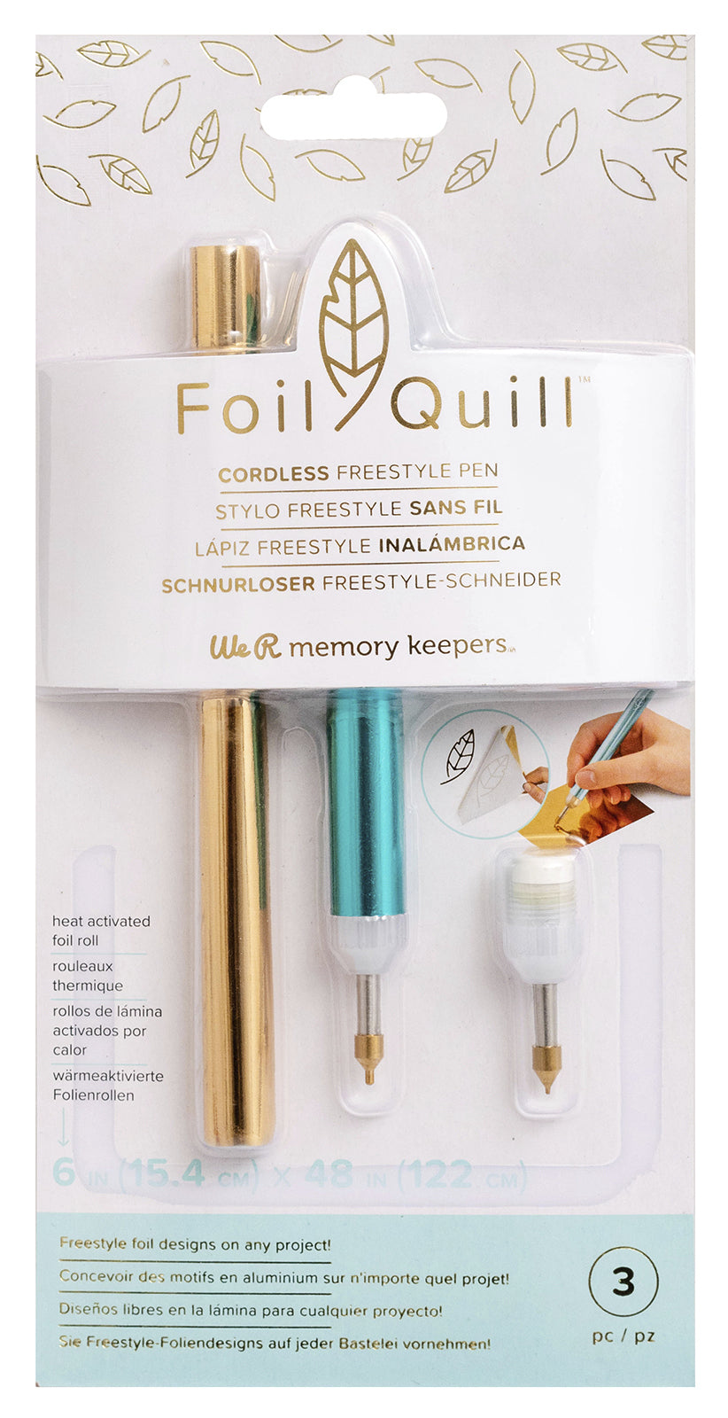 We R Makers FOIL QUILL CORDLESS FREESTYLE PEN| Stamplistic