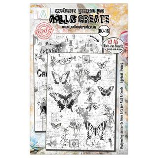 Lyrical Traces - AALL & CREATE Rub-Ons