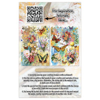 Zesty Blossoms - AALL & CREATE Rub-Ons