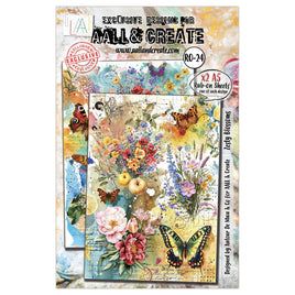 Zesty Blossoms - AALL & CREATE Rub-Ons