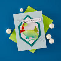 Independent Exclusive - Dino-Sized Holiday Clear Stamp & Die Set