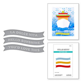 La Dolce Vita Banners Etched Dies
