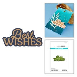 Layered Best Wishes Etched Dies