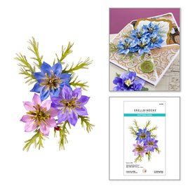 Love-in-a-Mist Etched Dies