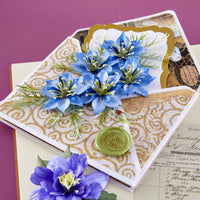 Love-in-a-Mist Etched Dies