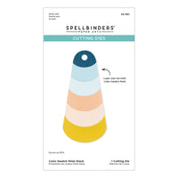 Color Swatch Petal Stack Etched Dies