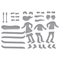 Hit the Slopes Etched Dies