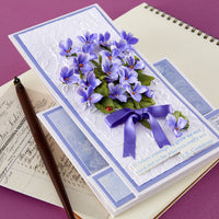Wild Violet and Ladybugs Etched Dies