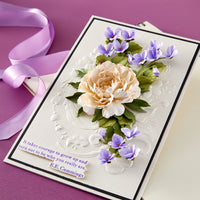 Wild Violet and Ladybugs Etched Dies