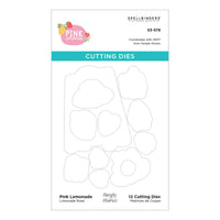 Pink Lemonade Etched Dies for Coordinating Stamp Set with Simple Stories