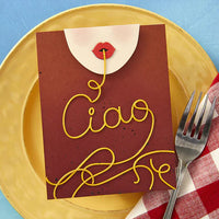 Ciao Spaghetti Etched Dies