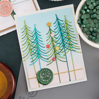 Sealed Christmas Tree Squiggles