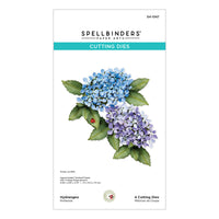 Hydrangea Etched Dies