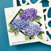 Hydrangea Etched Dies